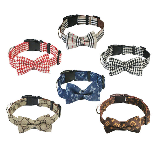 Chewy V Bow tie Collar